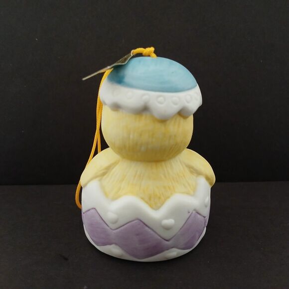 NEW Easter Bell Holiday Ceramic Ornament Decoration Wind Chimers Chick Jasco Lil - Picture 6 of 12